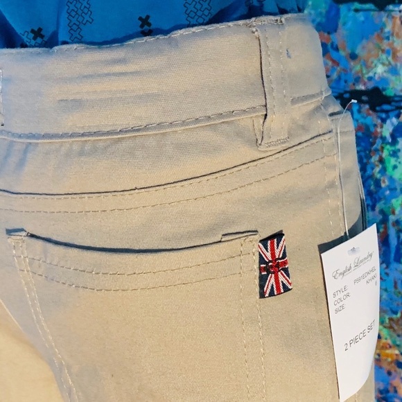 - Boys 2 Piece Button -up w/Pants - Picture 7 of 7